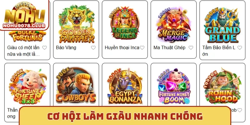 Cơ hội làm giàu nhanh chóng