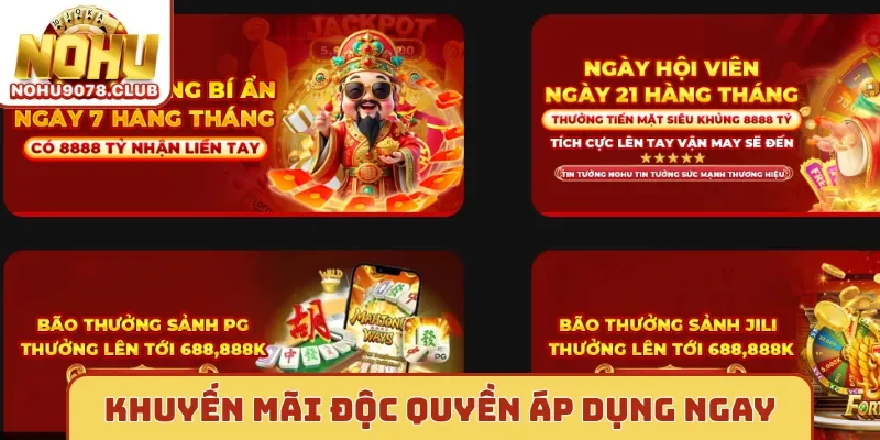 Khuyến mãi độc quyền áp dụng ngay